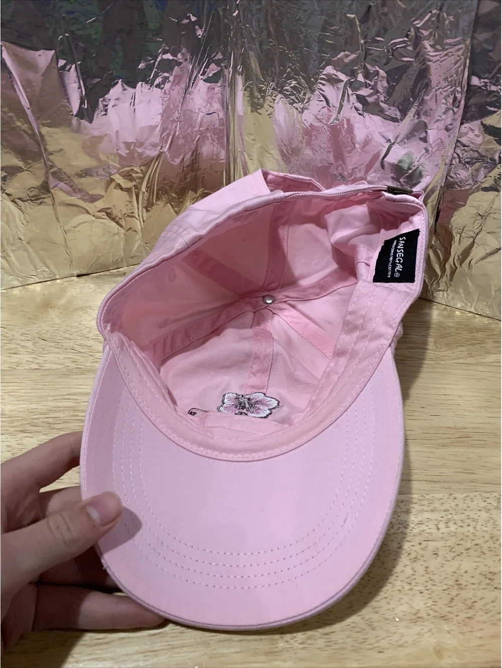 Maui Hawaiian Islands Pacific Beach Tropical Pink Flower Baseball Cap